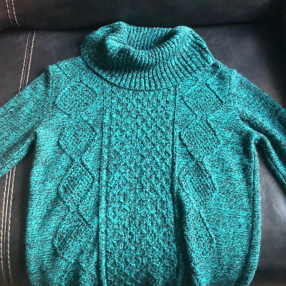 Faded Glory turquoise sweater 8/10